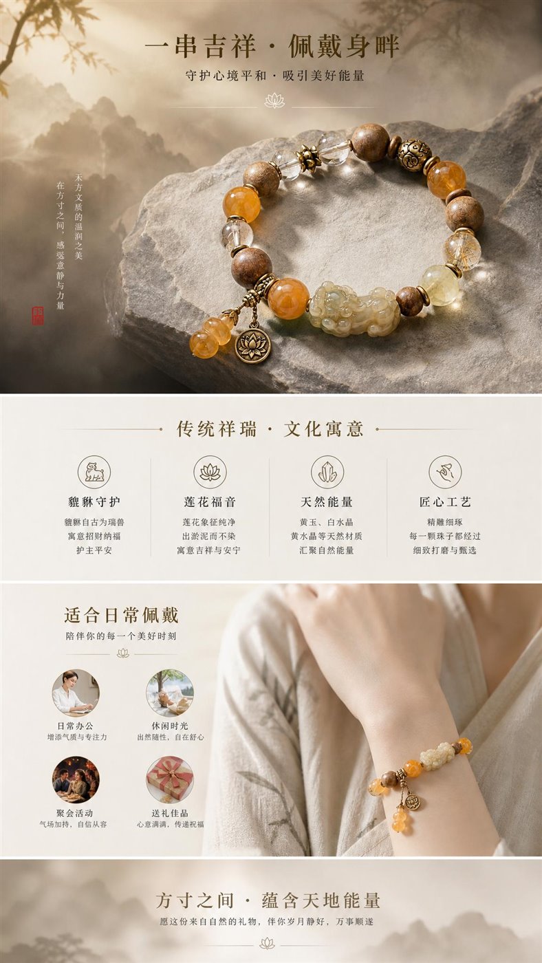 手串详情页细节