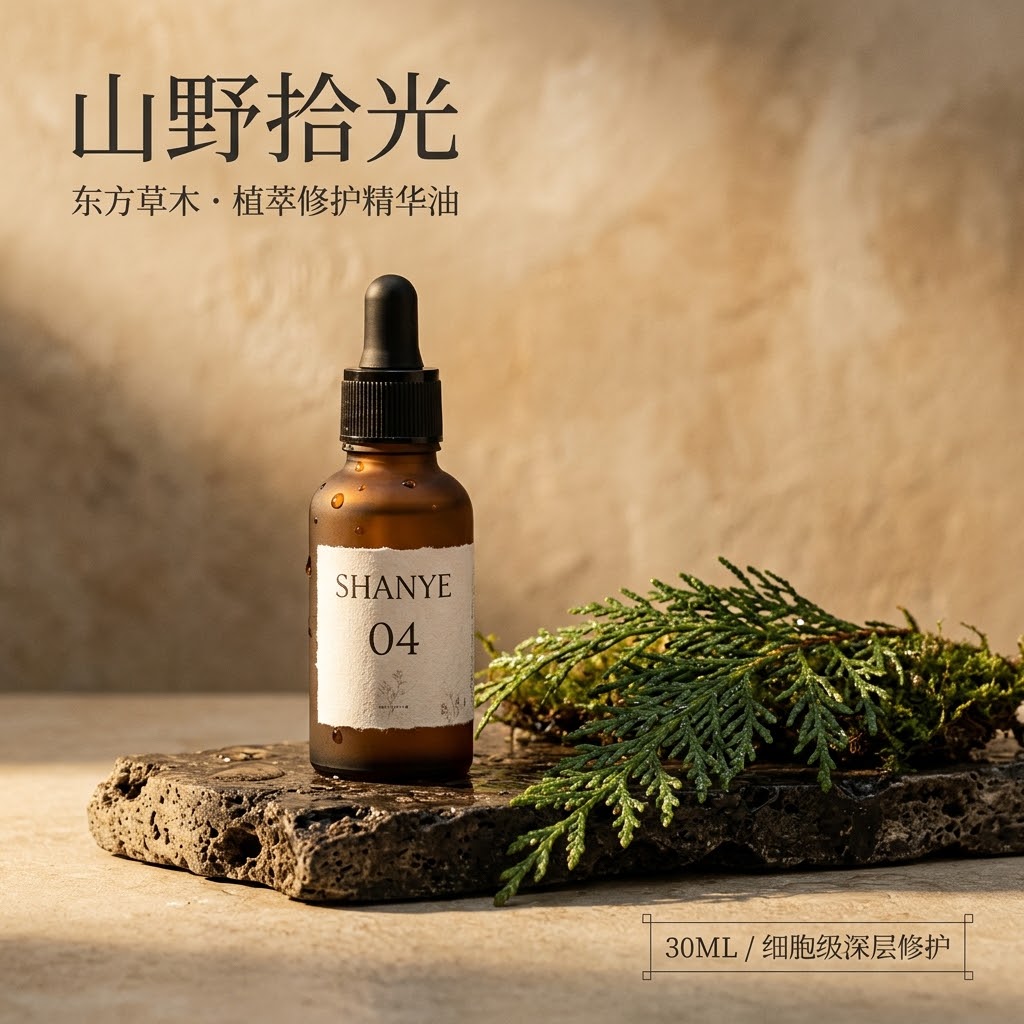 山野拾光植萃修护精华油主图